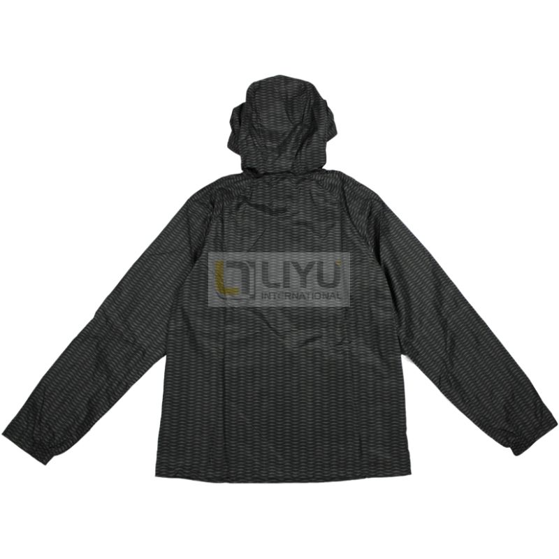Black Winter Jacket Men's Raincoat Outdoor Jacket with Hood Waterproof Men's Windbreaker Waterproof Breathable