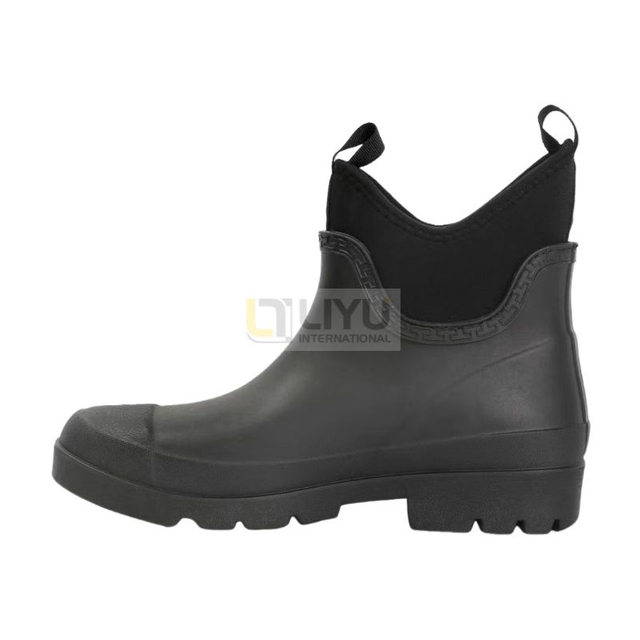 Women's Ankle-Length PVC Rain Boots – Waterproof & Customizable with Boots Design