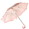 Children's Umbrella Pink Love Polka Dot Printed Fashion Umbrella Easy To Open Manually Polyester Umbrella
