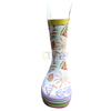 Girls' Rubber Rain Boots with Unicorn & Rainbow Pattern and Carry Handle 