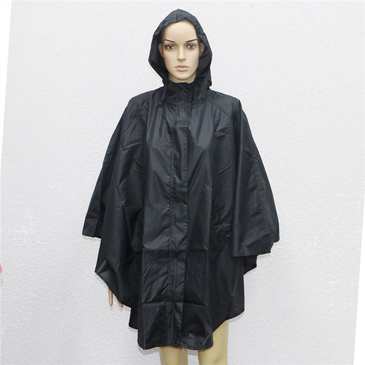 Riancoats Polyester Plain Rain Ponchos Adult Hooded Rian Capes with Pocket Bag for Women 