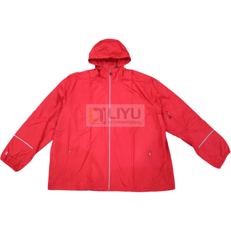 Hood Waterproof Rain Yellow Color Jacket Men's Windbreaker