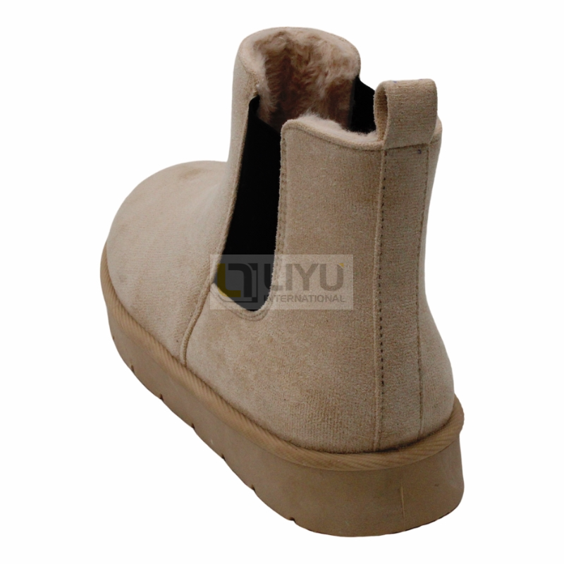 Ladies Khaki Elastic Snow Boots, Outdoor Boots for Warmth