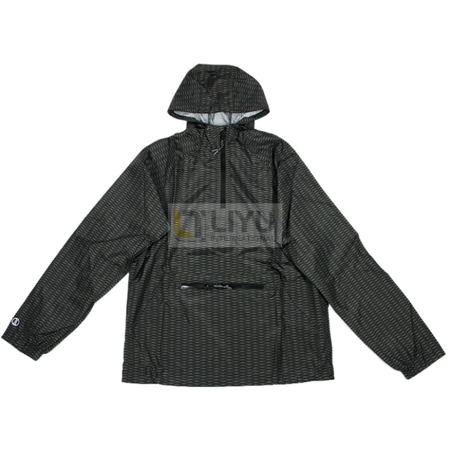 Black Winter Jacket Men's Raincoat Outdoor Jacket with Hood Waterproof Men's Windbreaker Waterproof Breathable